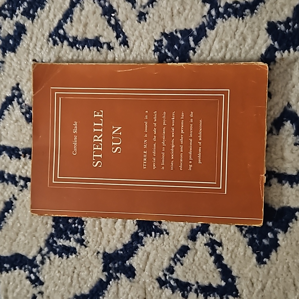 RARE 1936 Paperback "Sterile Sun" by Caroline Slade